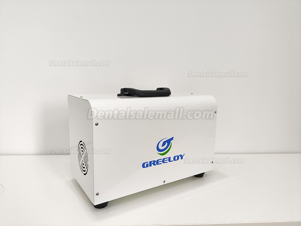 Greeloy Mobile Dental Cart Unit GU-P302 with Air Compressor GA-P300+ Curing Light+ Scaler Handpiece